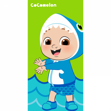 Cocomelon Little Shark 27x54 Beach Towel